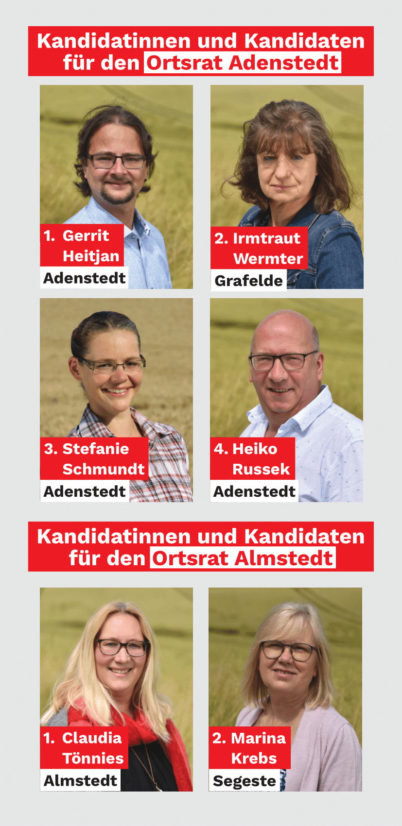 Kandidaten Ortsräte SPD Sibbesse 1